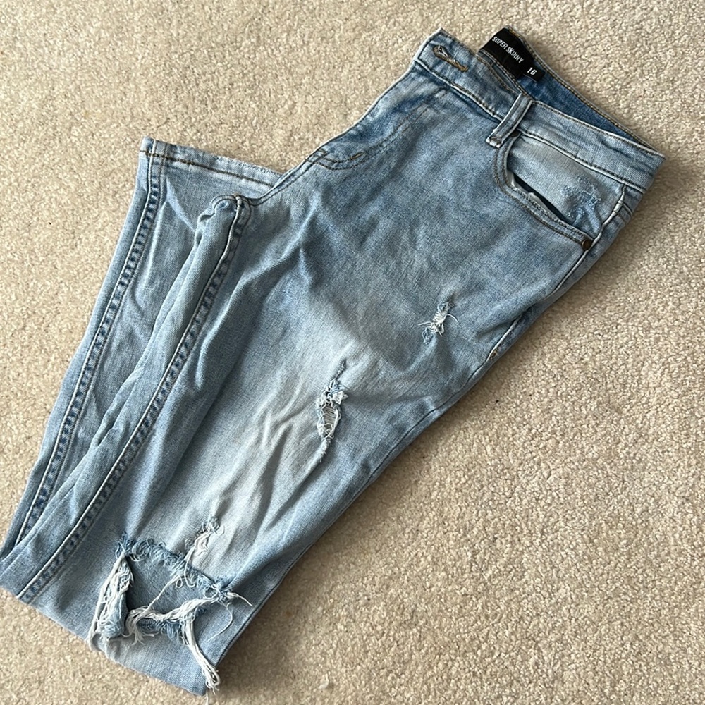 RSQ Super Skinny Distressed Jeans